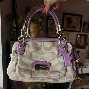 Coach Kristin Double Zip Satchel